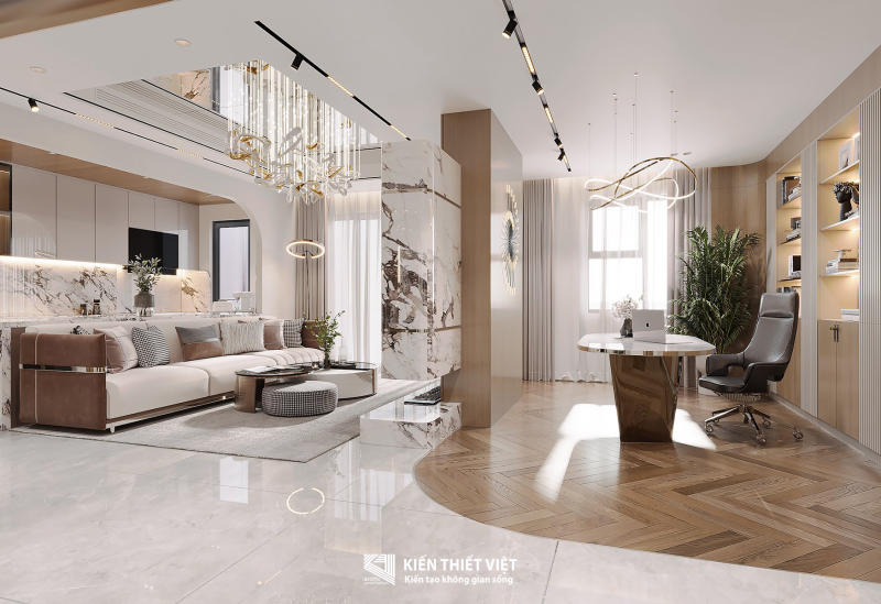 Thiết kế nội thất căn hộ Luxury Phú Mỹ Hưng (7)
