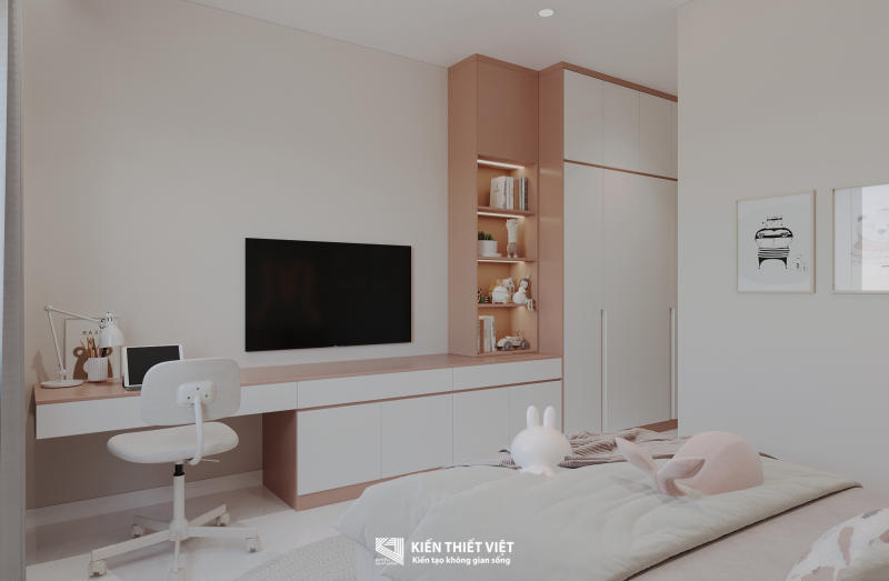 Thiết kế nội thất phòng ngủ – Phòng ngủ bé gái (25)