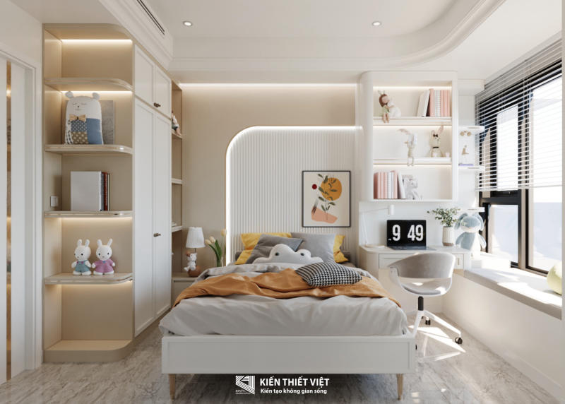 Thiết kế nội thất phòng ngủ bé (12)
