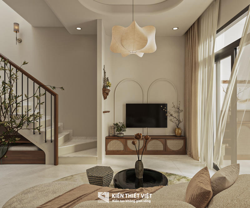 Thiết kế nội thất phòng khách bếp (3)