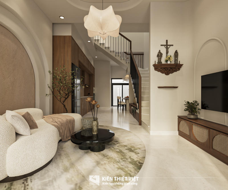Thiết kế nội thất phòng khách bếp (5)