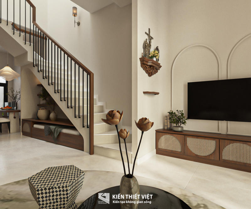 Thiết kế nội thất phòng khách bếp (4)