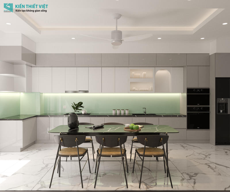 Thiết kế nội thất phòng khách – bếp (8)