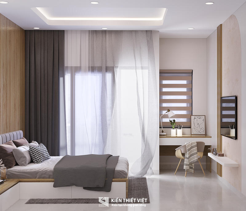 Thiết kế nội thất – Phòng ngủ 2 (14)