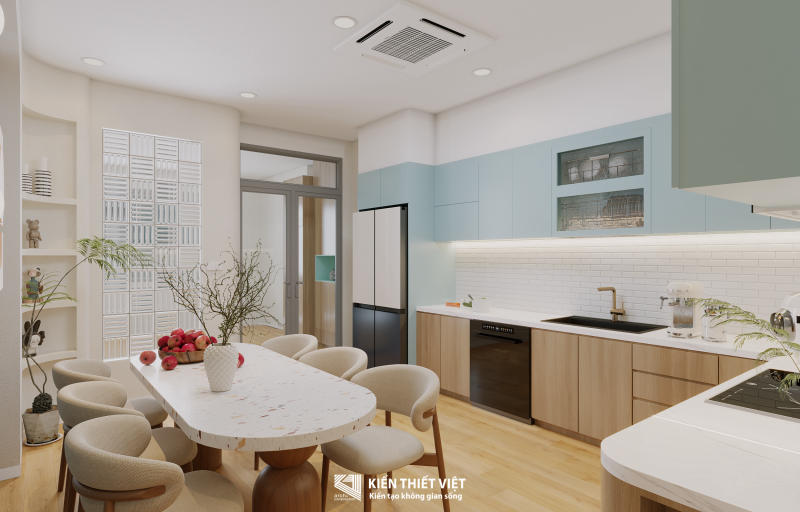 Thiết kế nội thất – Phòng khách bếp (30)