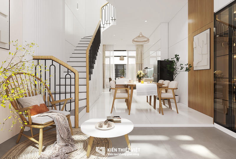 Thiết kế nội thất phòng khách bếp (3)