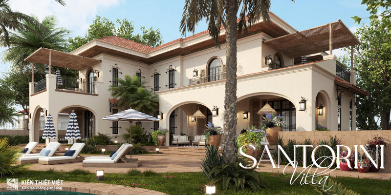 thiết kế biệt thự Santorini (Địa Trung Hải) (1)