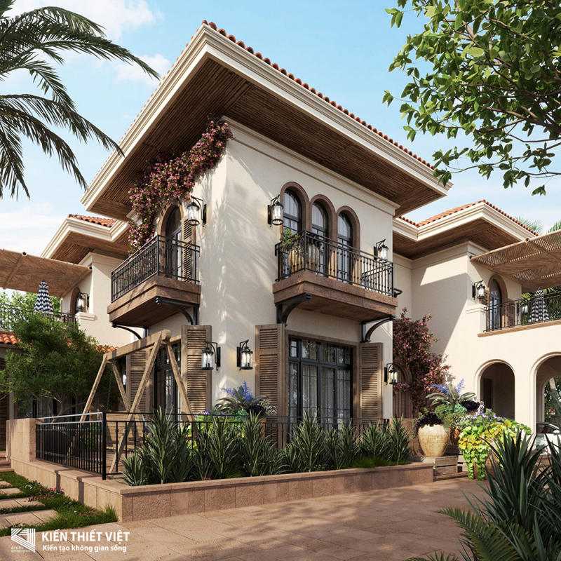 thiết kế biệt thự Santorini (Địa Trung Hải) (13)