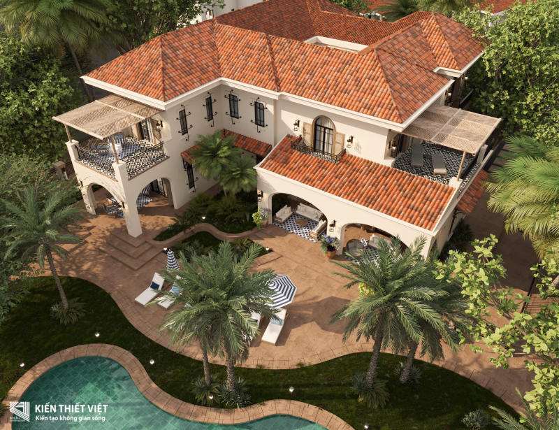 thiết kế biệt thự Santorini (Địa Trung Hải) (8)