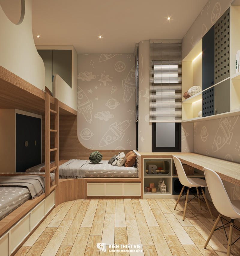 Thiết kế nội thất – Phòng ngủ bé (23)