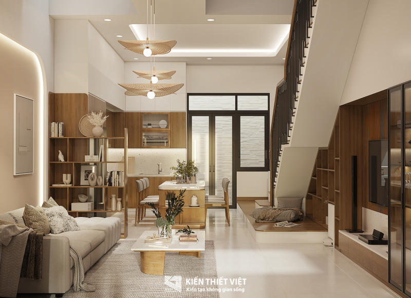 THIẾT KẾ NỘI THẤT – KHÔNG GIAN KHÁCH BẾP (4)