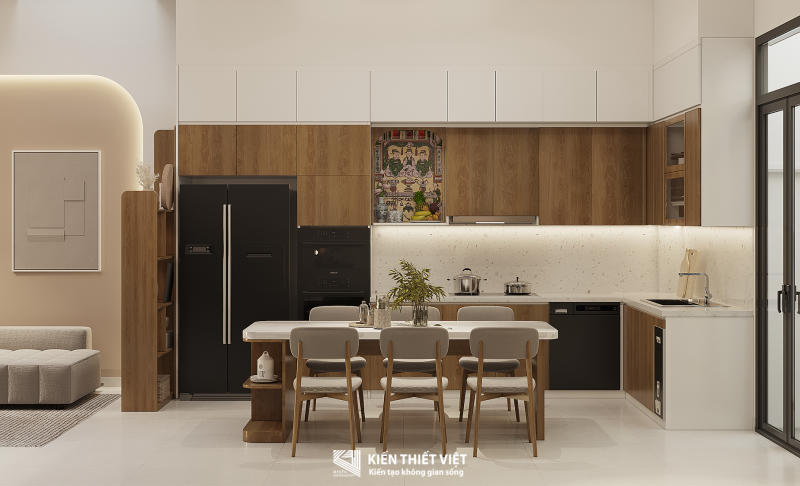 THIẾT KẾ NỘI THẤT – KHÔNG GIAN KHÁCH BẾP (11)