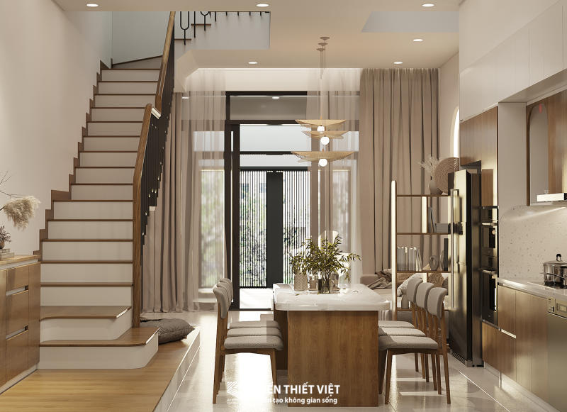 THIẾT KẾ NỘI THẤT – KHÔNG GIAN KHÁCH BẾP (9)