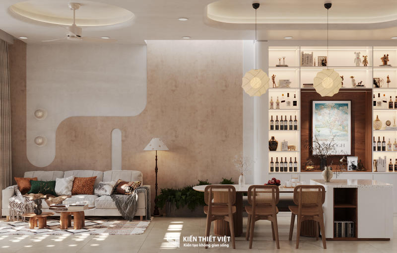THIẾT KẾ NỘI THẤT – KHÔNG GIAN KHÁCH BẾP (6)