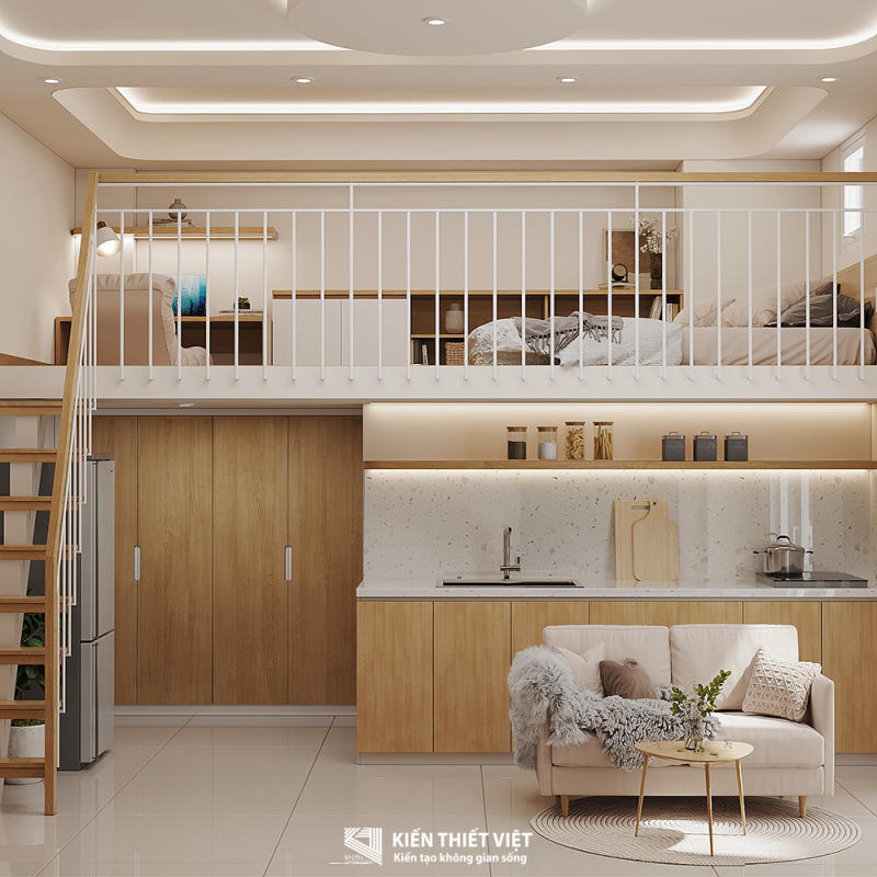 THIẾT KẾ NỘI THẤT – MẪU PHÒNG CHO THUÊ 01 (4)