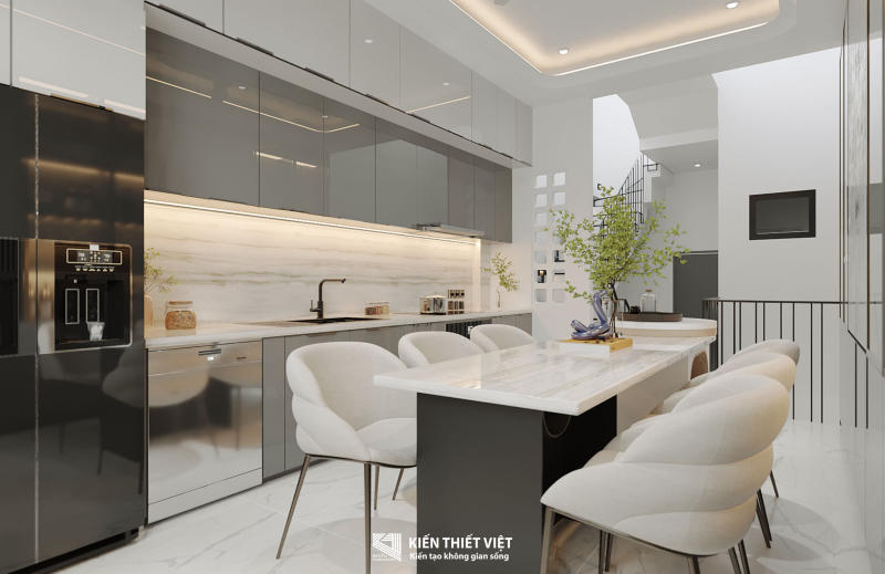 THIẾT KẾ NỘI THẤT – KHÔNG GIAN KHÁCH BẾP (11)
