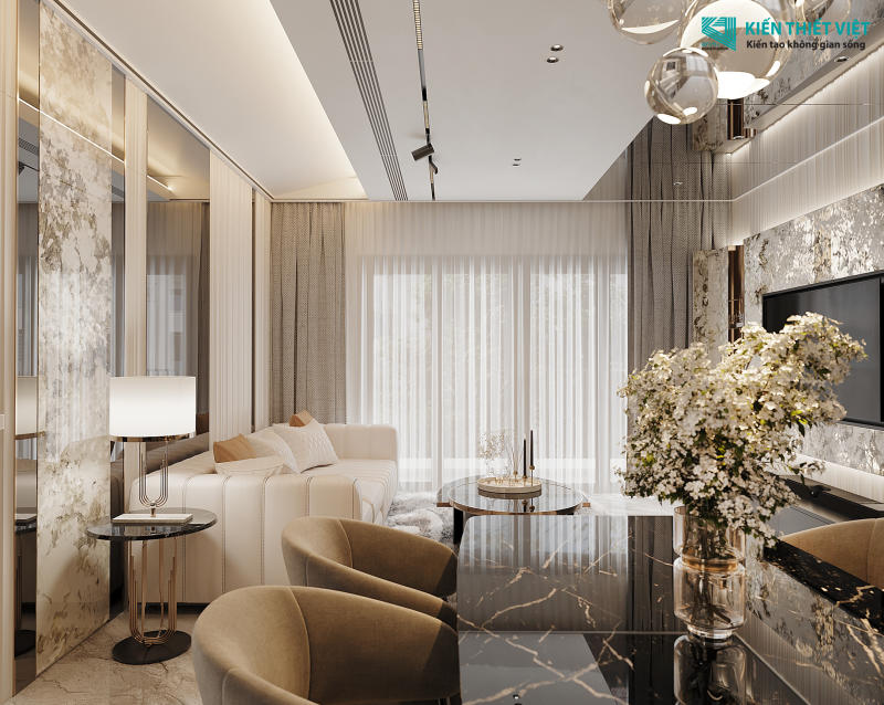 Thiết kế nội thất – Phòng khách bếp (15)