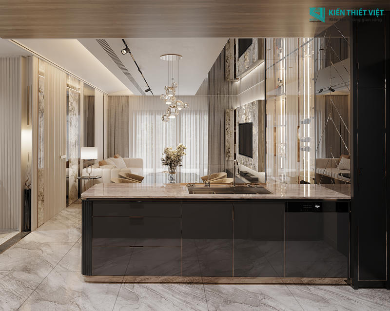 Thiết kế nội thất – Phòng khách bếp (16)