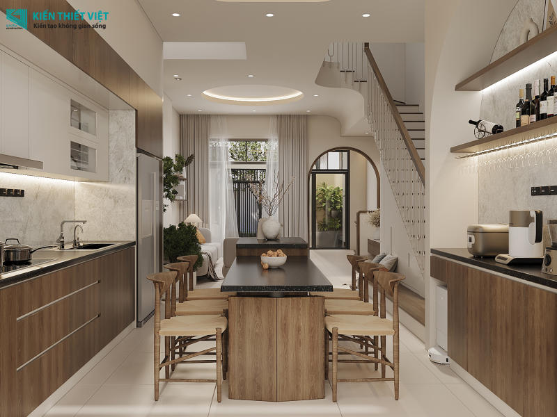 Thiết kế nội thất – Nội thất phòng khách bếp (10)