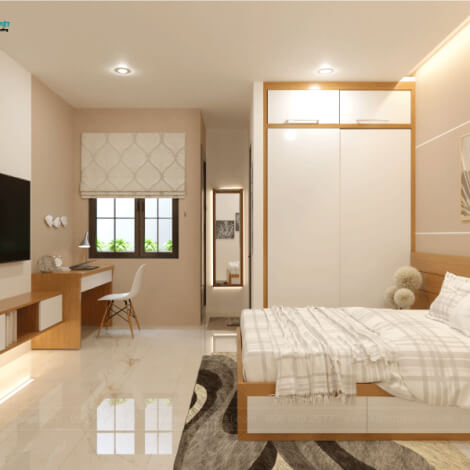 10 mẫu thiết kế nội thất chung cư 100m2 3 phòng ngủ