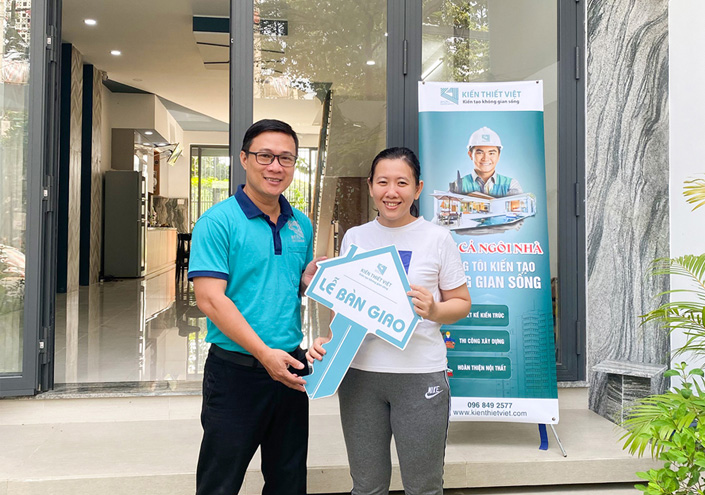 lễ bàn giao nhà chị tuyết