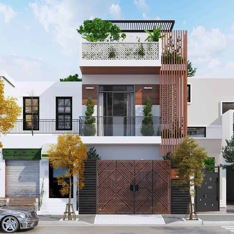 Mẫu thiết kế nhà 2 tầng đẹp, hiện đại năm 2023 - Kiến Thiết Việt