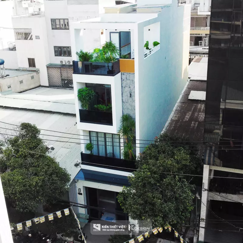 Dự án xây nhà phố trọn gói hiện đại 4 tầng anh Hoàng quận Tân Phú