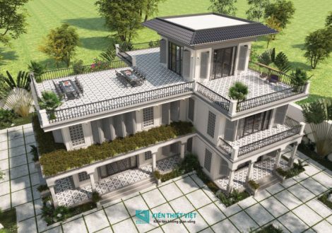 Dự án biệt thự N Villa phong cách Indochine mang đậm nét Á Đông