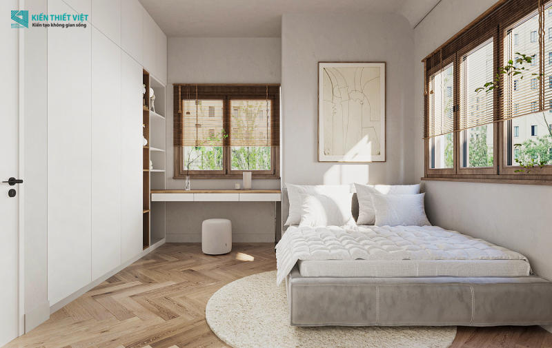 Trang trí phòng ngủ đẹp phong cách tối giản