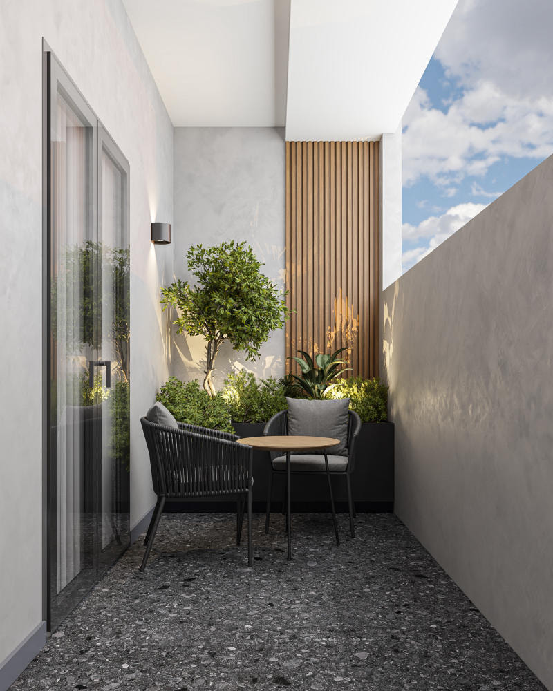 Thiết kế không gian xanh cho căn hộ chung cư