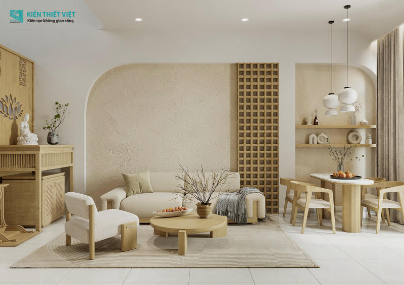thiết kế nội thất nhà phố anh Thiện quận 8