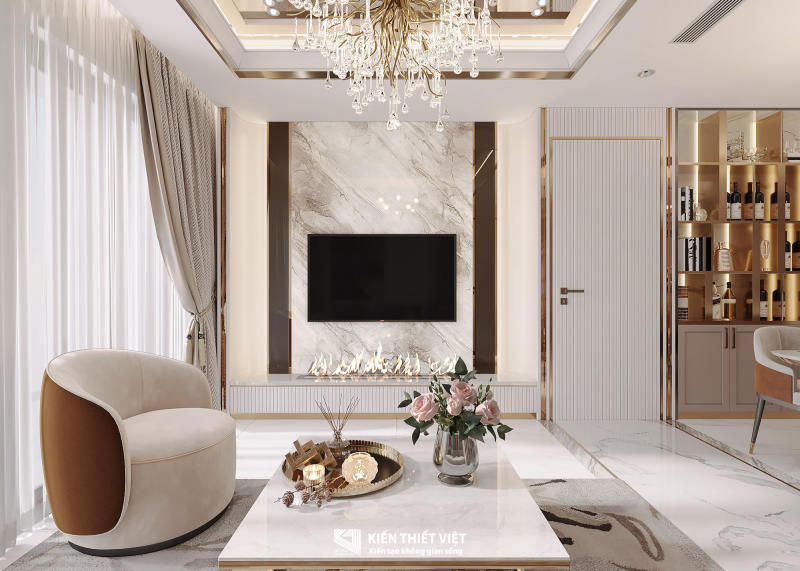 thiết kế nội thất căn hộ Horizon - Phú Mỹ Hưng