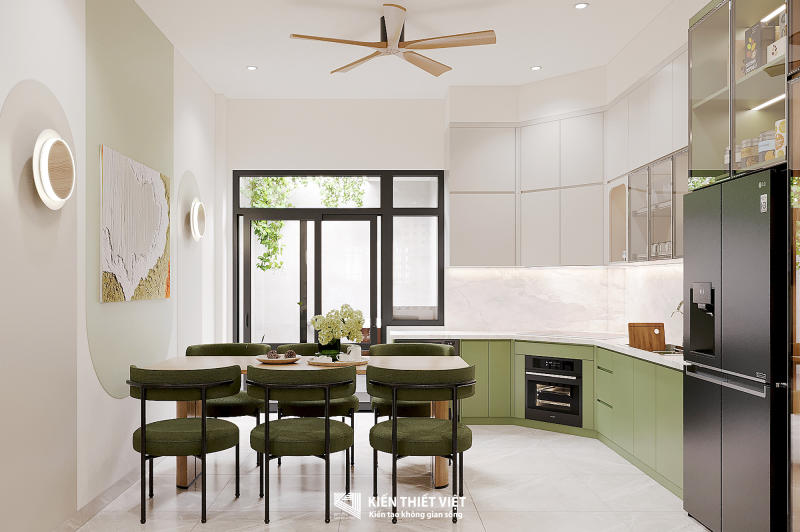 thiết kế nhà phố anh Tuân - Nhà Bè