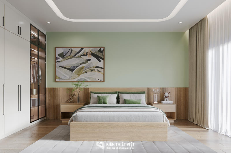 thiết kế nhà phố anh Tuân - Nhà Bè