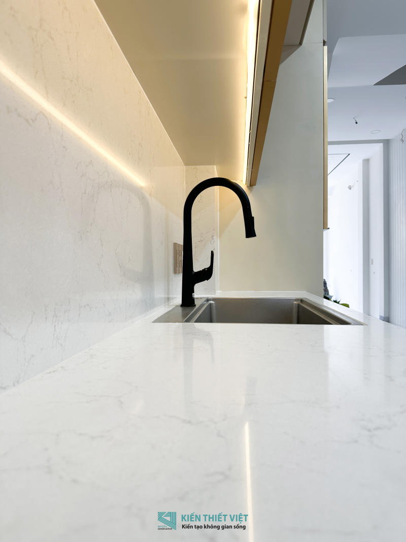 thực tế nhà phố 4 tầng chị Minh - Quận 7