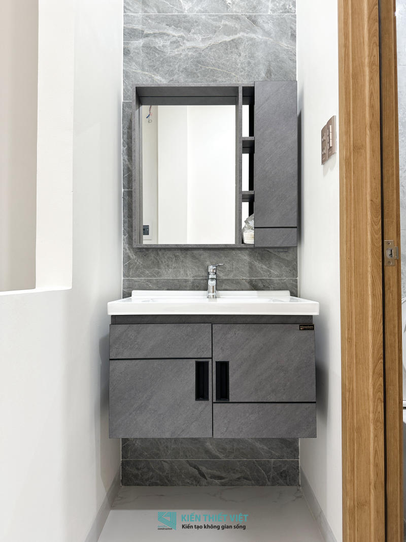thực tế nhà phố 4 tầng chị Minh - Quận 7