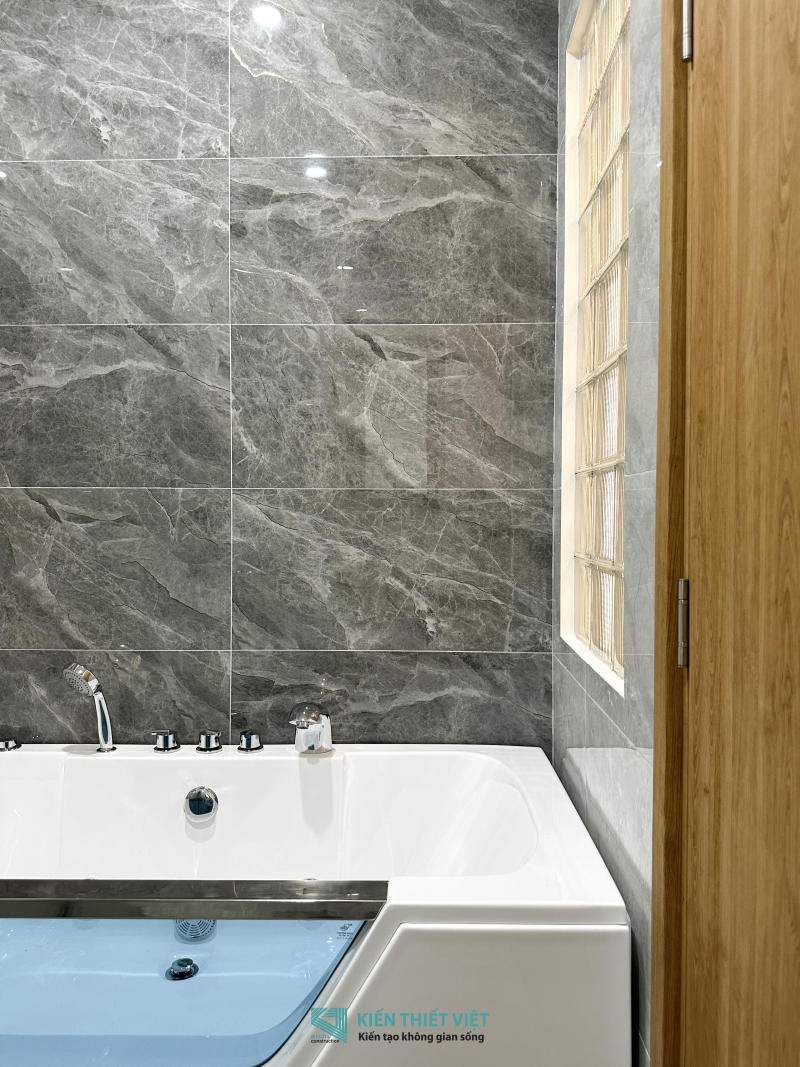 thực tế nhà phố 4 tầng chị Minh - Quận 7
