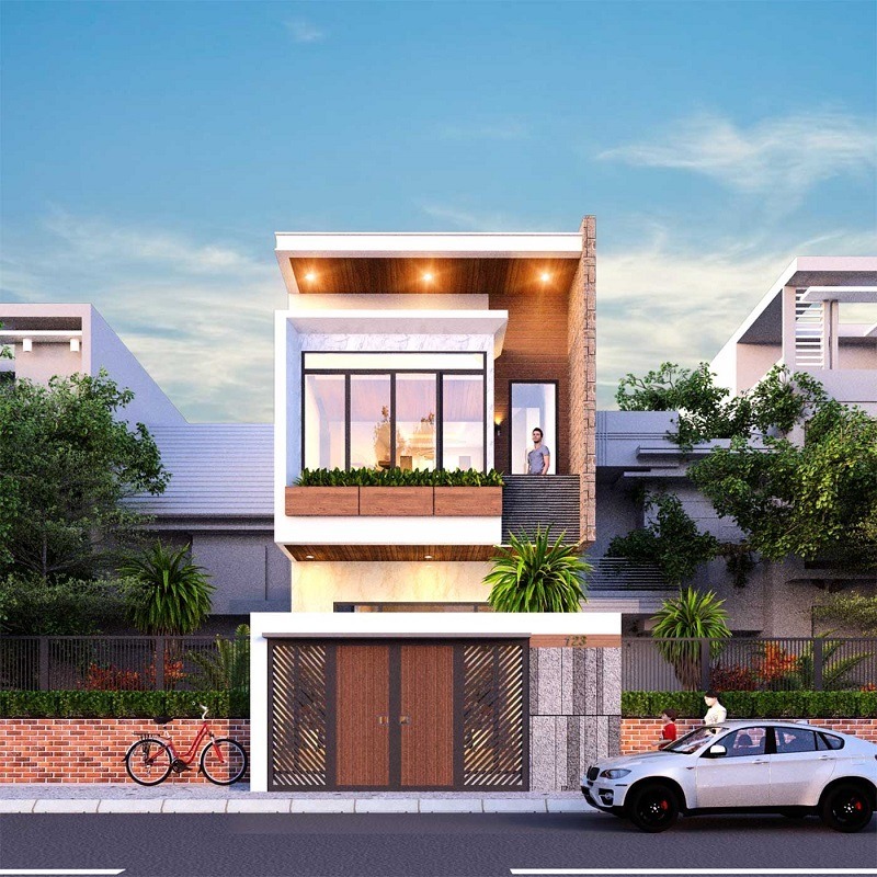Mặt Bằng Nhà Phố 5x20 - Thiết Kế Thông Minh Cho Không Gian Hẹp 2 bat mi bi quyet thiet ke nha 5x20m rong rai thoang dang