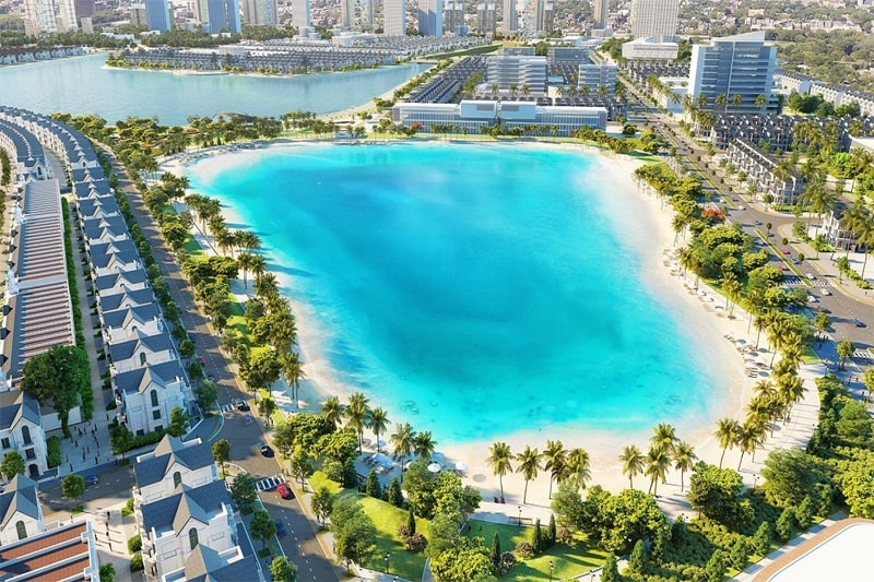 Mặt bằng Vinhomes ocean park, thông tin mới nhất năm 2024 10 bien ho nhan tao va khong gian xanh tai vinhomes ocean park
