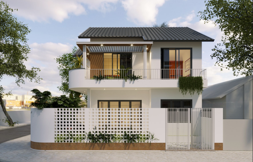 Biệt Thự Mini 2 Tầng 60m2: Không Gian Sống Hiện Đại Và Tiện Nghi 2 biet thu 2 tang 60m2 thich hop cho gia dinh tre it thanh vien