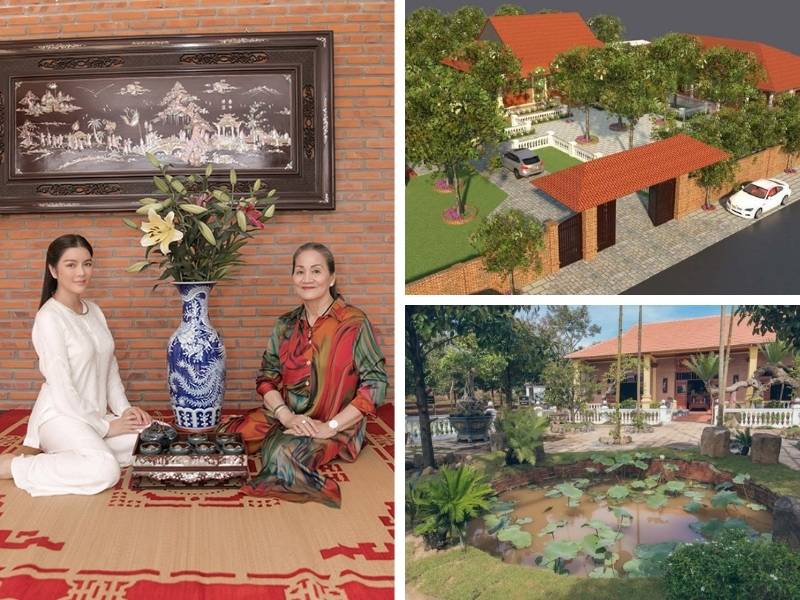 Ghé thăm nhà của Lý Nhã Kỳ - Biệt thự triệu đô giữa Sài Gòn 4 biet thu cua ly nha ky o vung tau mang dam phong cach truyen thong viet nam