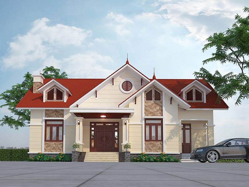 Biệt Thự 1 Tầng - Giải Pháp Nhà Ở Hiện Đại, Thoáng Đãng 5 biet thu mini 1 tang la mot lua chon phu hop cho nhung gia dinh nho