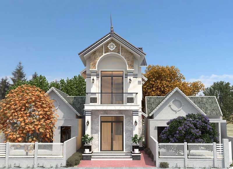 Biệt Thự Mini 2 Tầng Kiểu Pháp: Sự Kết Hợp Hoàn Hảo Giữa Cổ Điển Và Hiện Đại 10 biet thu mini 2 tang voi mat tien 5m