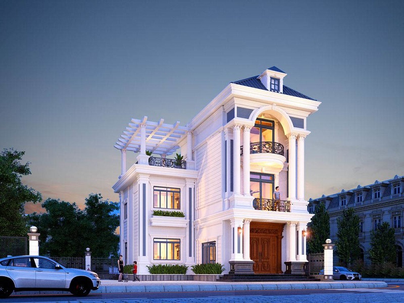 Biệt Thự Châu Âu – Sự Kết Hợp Giữa Đẳng Cấp và Tinh Tế 6 biet thu mini phong cach chau au