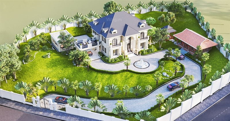 Biệt Thự Nhà Vườn: Không Gian Sống Gần Gũi Với Thiên Nhiên 1 biet thu nha vuon la kieu kien truc duoc yeu thich hien nay