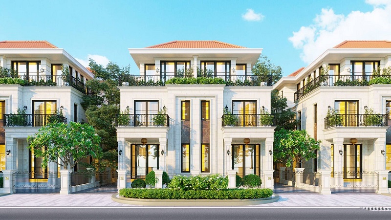 Thiết kế biệt thự song lập - Đẳng cấp và đầy đủ tiện ích 1 biet thu song lap la kieu kien truc nha o pho bien hien nay