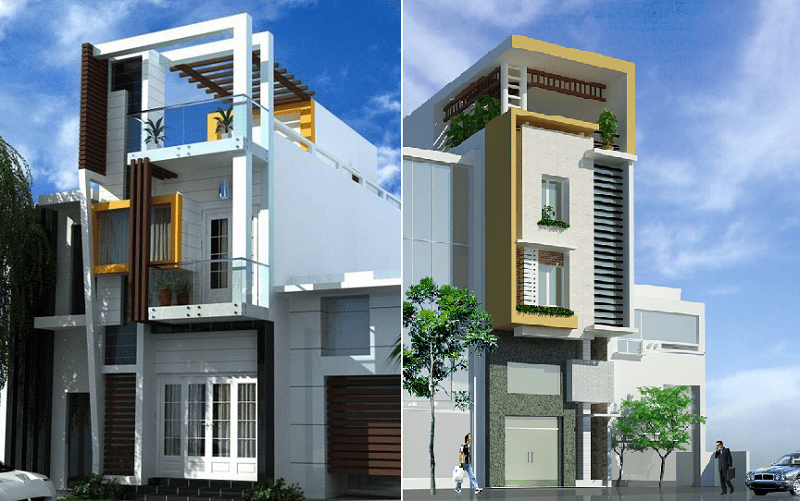 Mẫu Nhà Phố 5x15 Hiện Đại Và Tiện Nghi Cho Gia Đình Trẻ 6 can ho mat tien 5m hien dai la tam diem cua ca khu pho