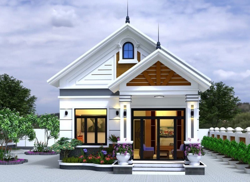 Nhà Phố 1 Tầng Mặt Tiền 5m - Thiết Kế Tối Ưu Cho Cuộc Sống Hiện Đại 4 chon phong cach thiet ke phu hop khi thiet ke mat tien nha pho 5m 1 tang