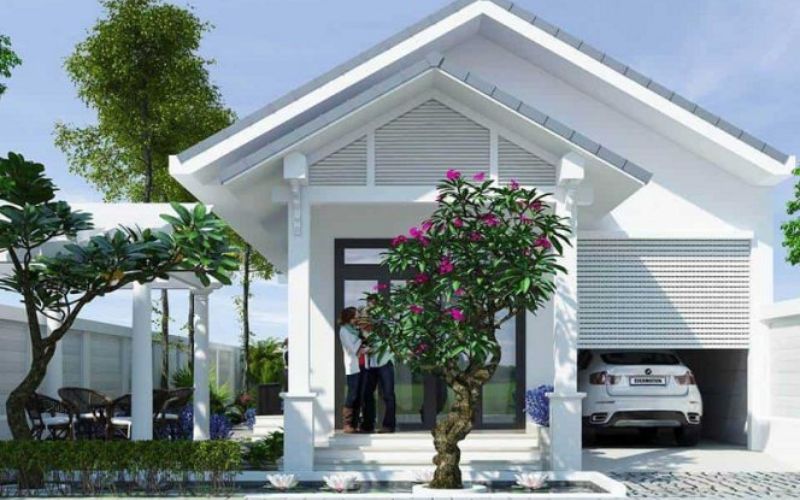 Nhà Phố 1 Tầng Mặt Tiền 5m - Thiết Kế Tối Ưu Cho Cuộc Sống Hiện Đại 5 du an thiet ke thi cong mat tien nha pho 5m 1 tang tai kien thiet viet
