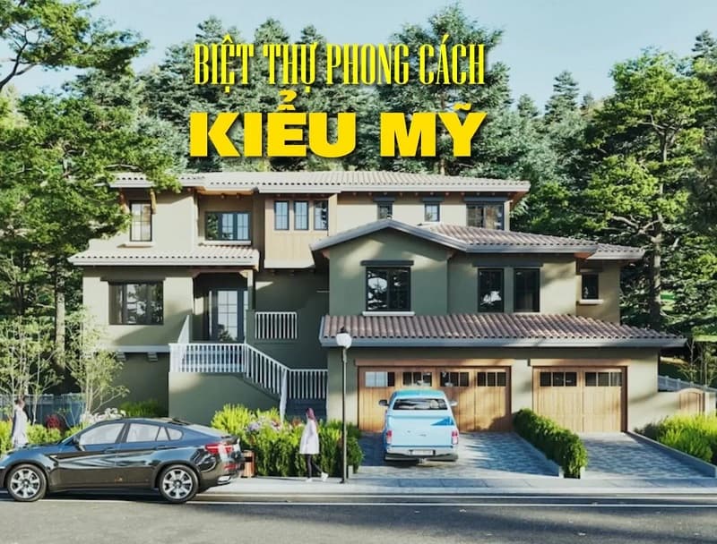 Biệt Thự Mỹ: Phong Cách Kiến Trúc Hiện Đại Và Sang Trọng 1 dung nhu ten goi cua minh kien truc biet thu my co nguon goc tu hoa ky vao thoi ky thuoc dia khi nhung nguoi dinh cu chau au dau tien dat chan den bac my